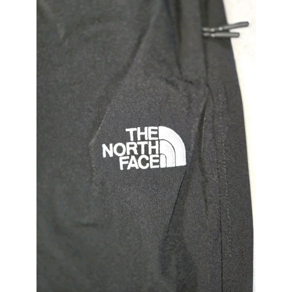 Mens The North Face Jogger Track Pants Black Elastic Waist Zip Pocket 27x28